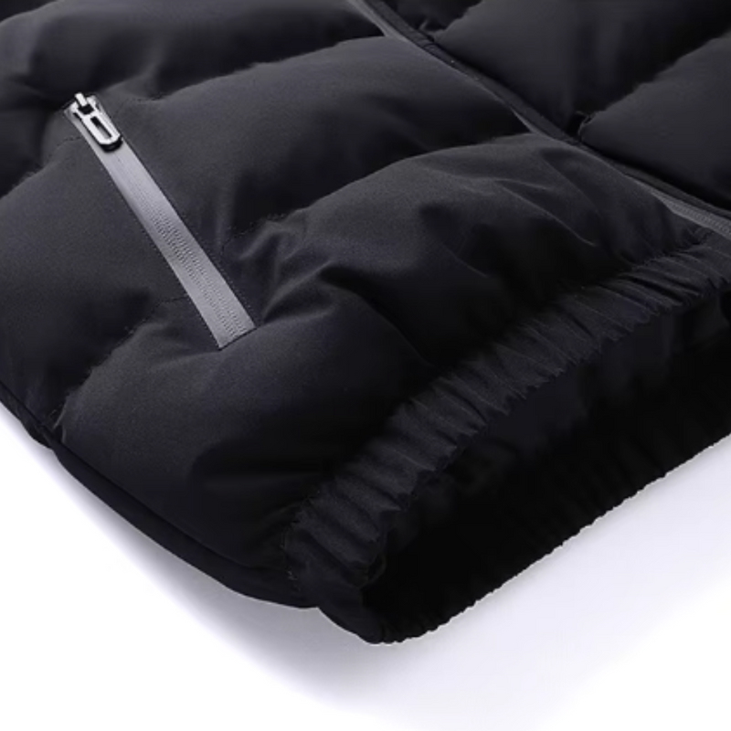 Premium quiltet vinterjakke