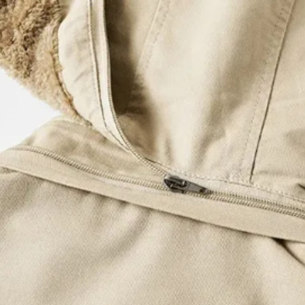 Elegancka premium pikowana kurtka zimowa