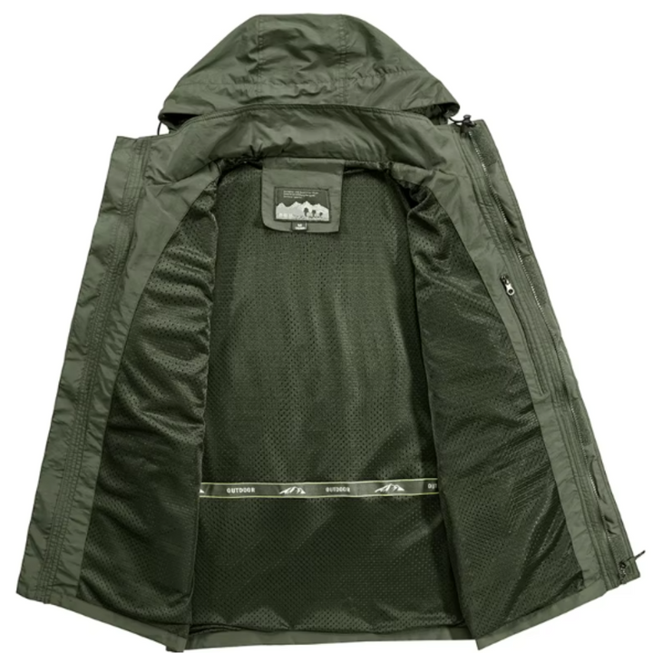 Elegancka kurtka na zewnątrz