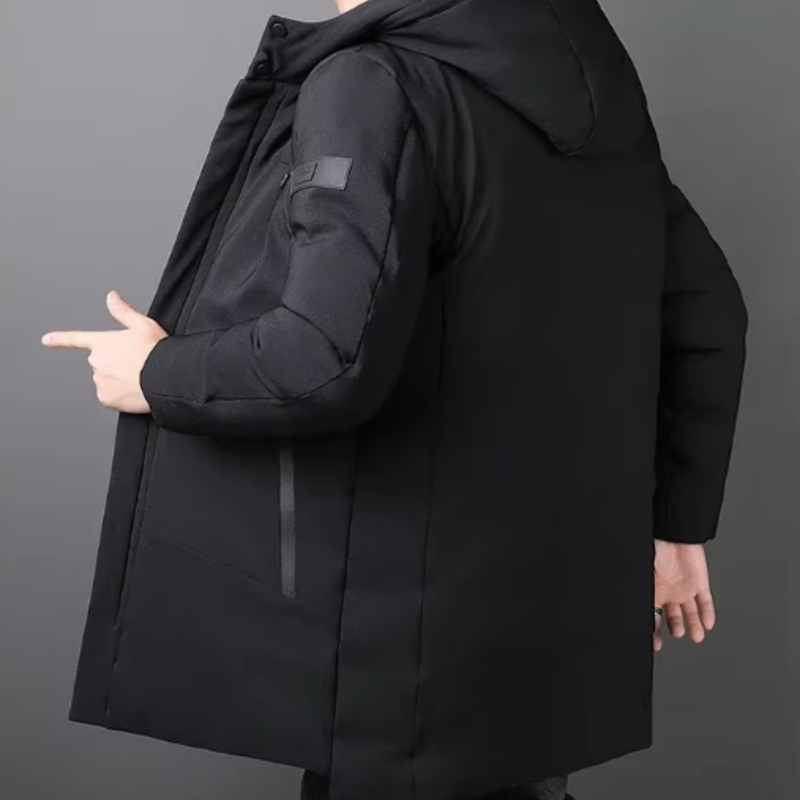 Elegante lange herrejakker