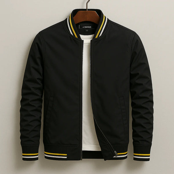 Kraveno™ | Elegant Striped Bomberjakke