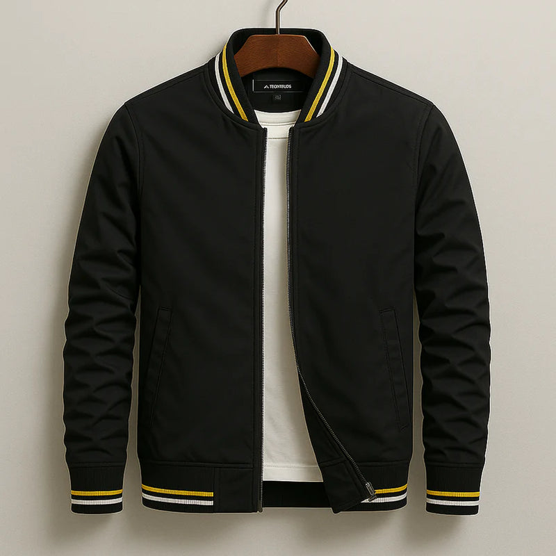 Kraveno™ | Elegant Striped Bomberjakke