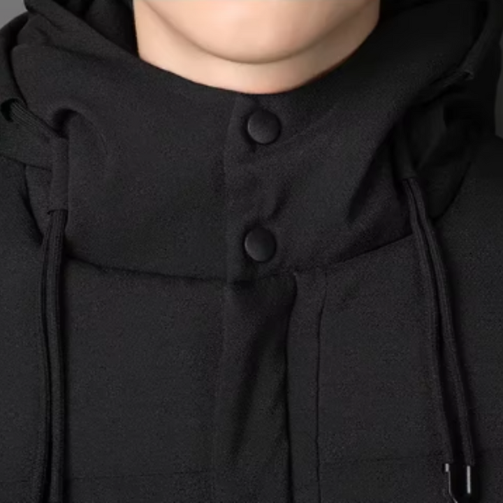 Elegancka długa męska kurtka