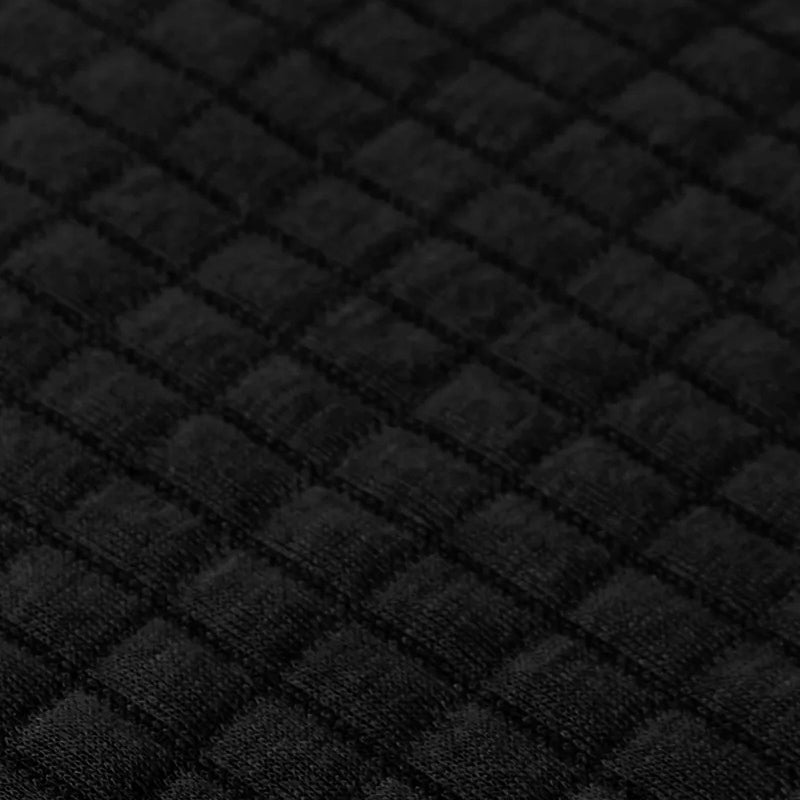 Męska pikowana bluza sportowa z długim rękawem w jednolitym kolorze