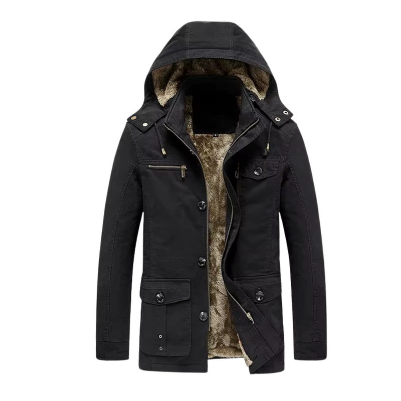 Elegant Premium quiltet vinterjakke