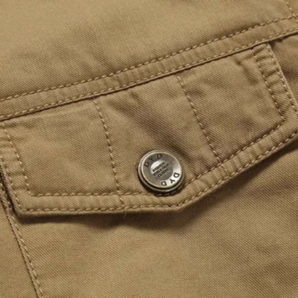 Elegancka zimowa kurtka z bawełnianym wykończeniem