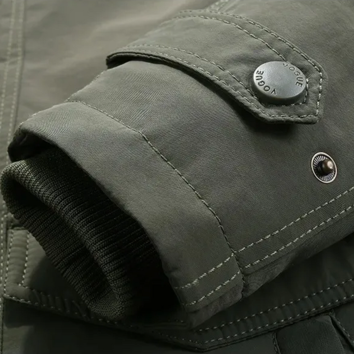 Elegancka pikowana kurtka zimowa