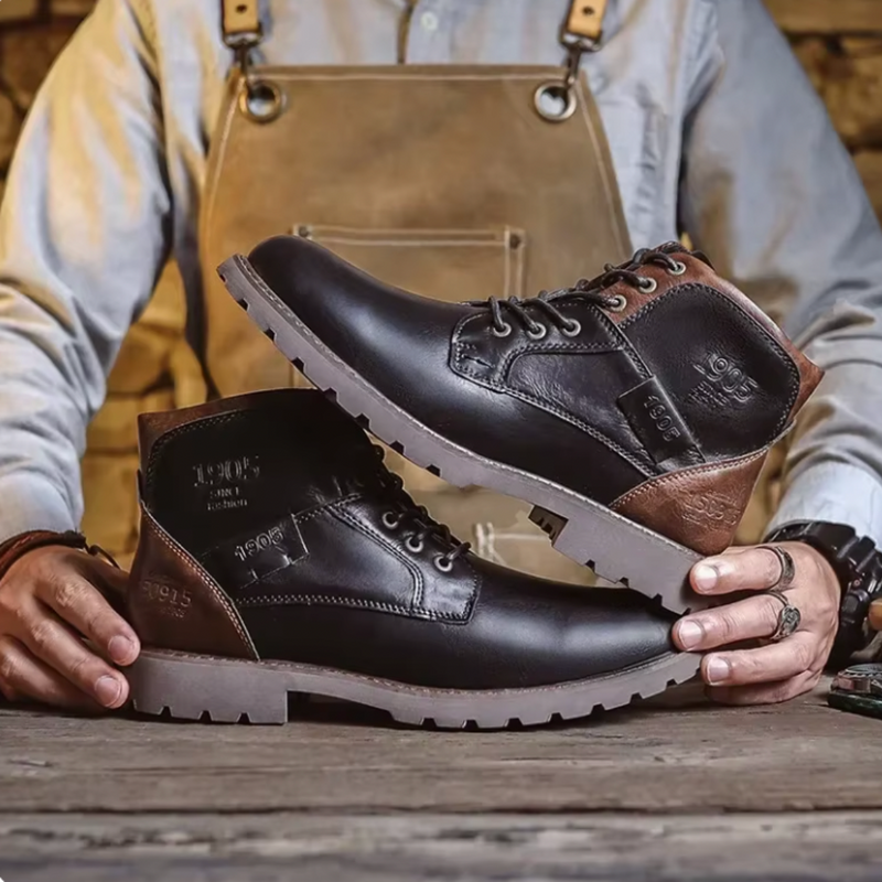 Aaron™ | Vintage skórzane buty