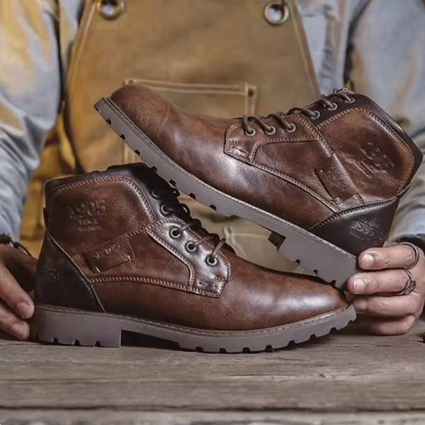 Aaron™ | Vintage skórzane buty
