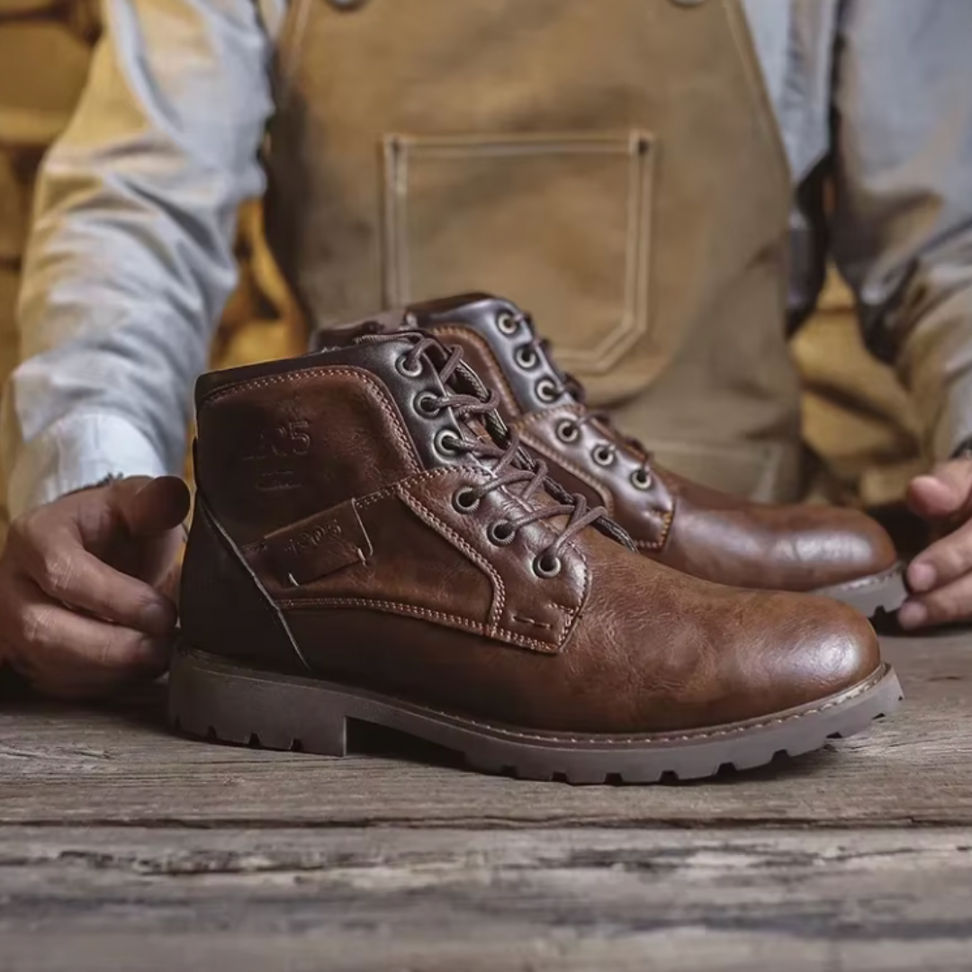 Aaron™ | Vintage skórzane buty
