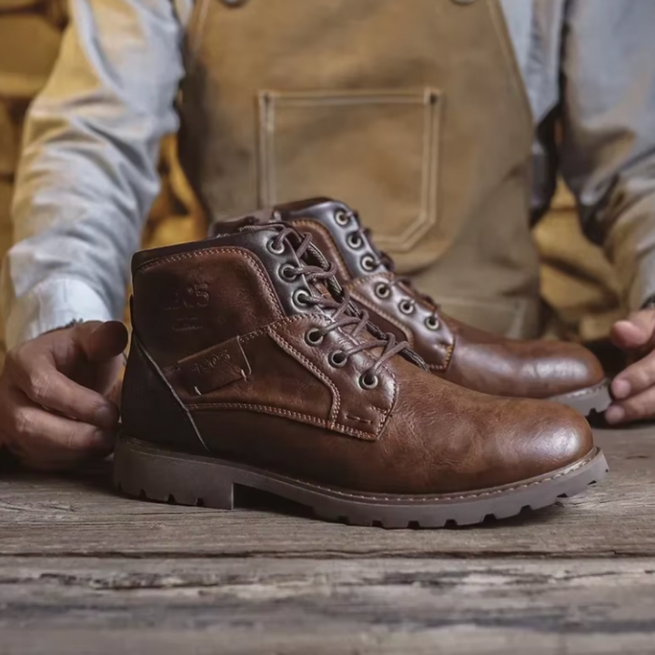 Aaron™ | Vintage skórzane buty