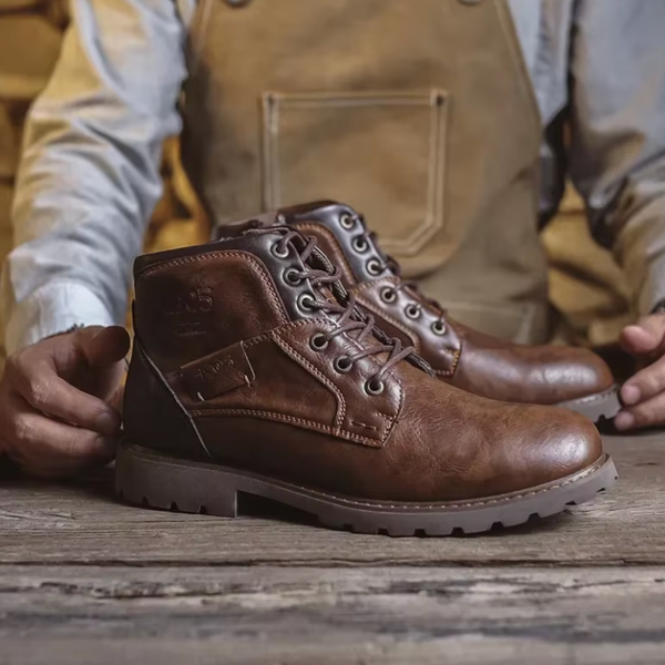 Aaron™ | Vintage skórzane buty