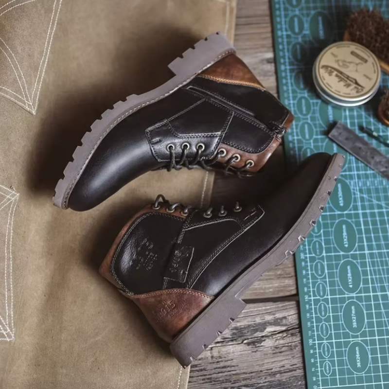 Aaron™ | Vintage skórzane buty