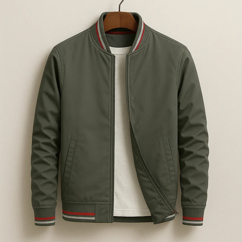 Kraveno™ | Elegant Striped Bomberjakke