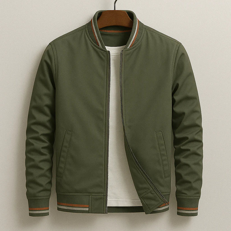 Kraveno™ | Elegant Striped Bomberjakke