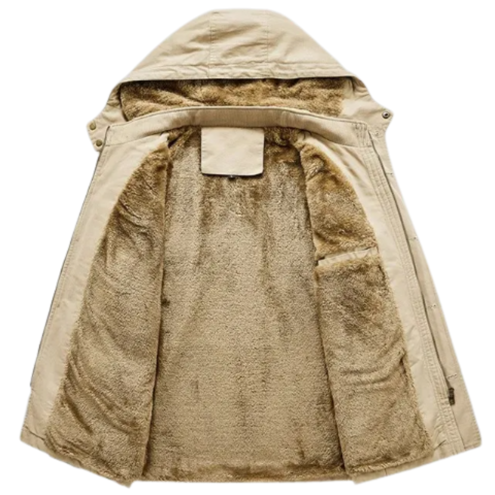 Elegancka premium pikowana kurtka zimowa