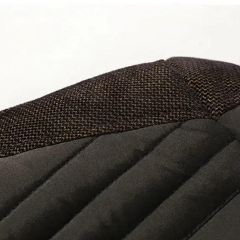 Elegant quiltet fleece vinterjakke