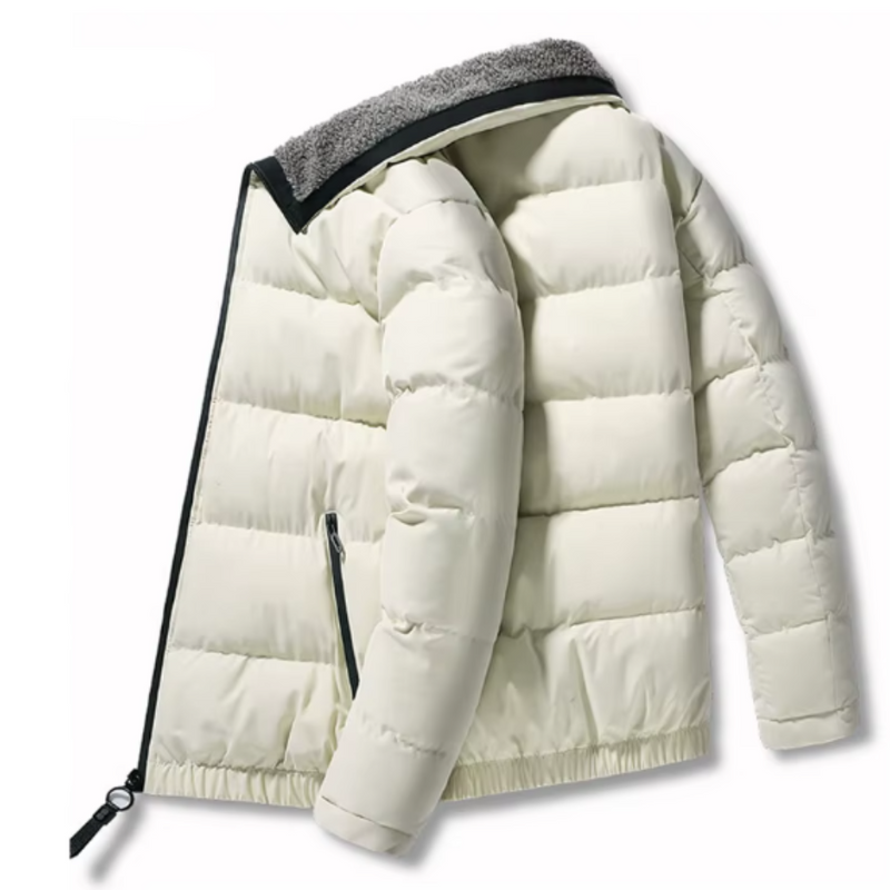 Premium quiltet vinterjakke