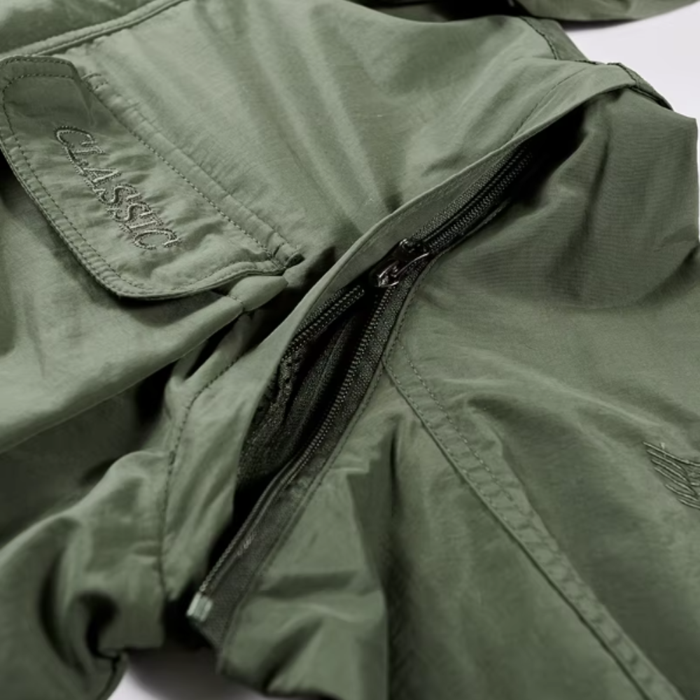 Elegancka kurtka na zewnątrz