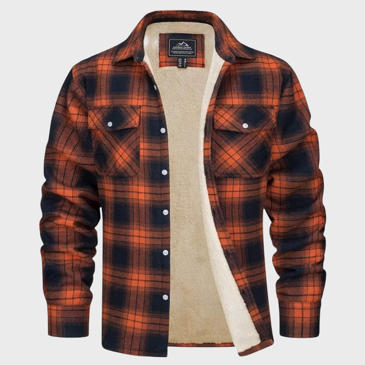 Kraveno | Kurtka z Podszewką w Kratę