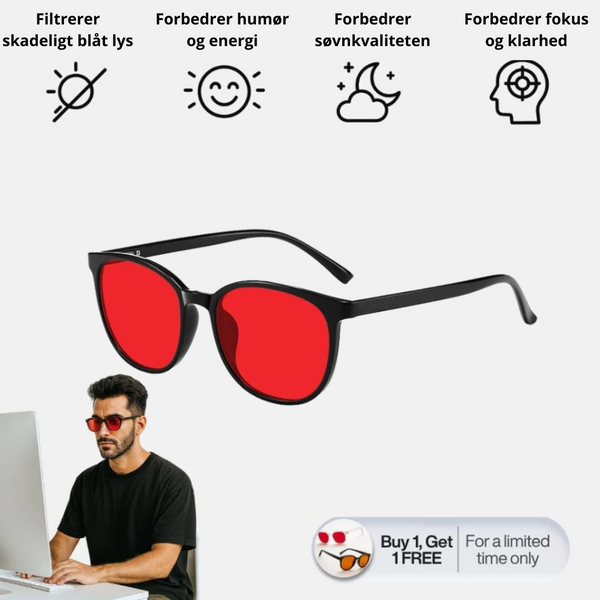 Kraveno™ | Unisex blå linser blå lys briller