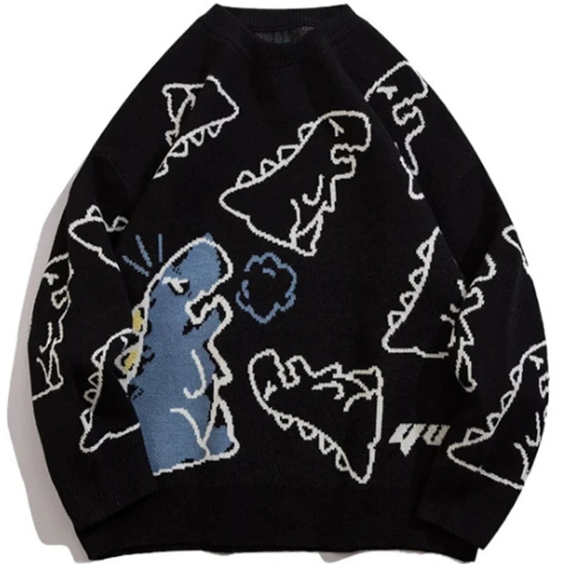 Kraveno™ | Sweater med dinosaur-print
