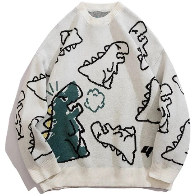 Kraveno™ | Sweter z nadrukiem dinozaurów