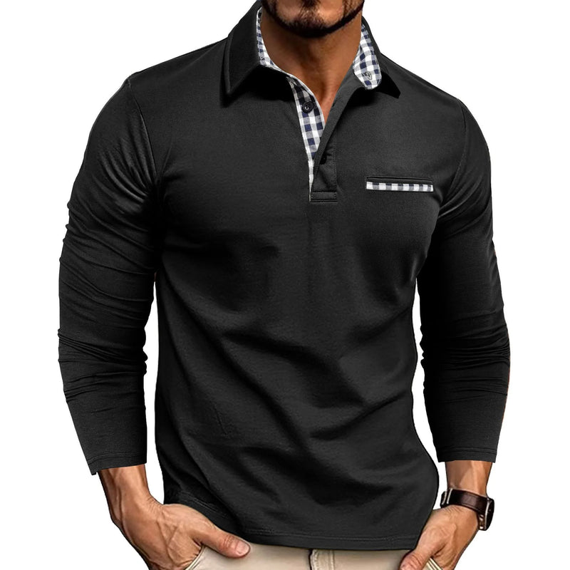 Kraveno™ | Premium Langærmet Poloshirt