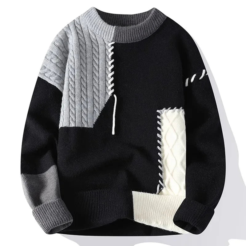 Kraveno™ | Sweter patchworkowy