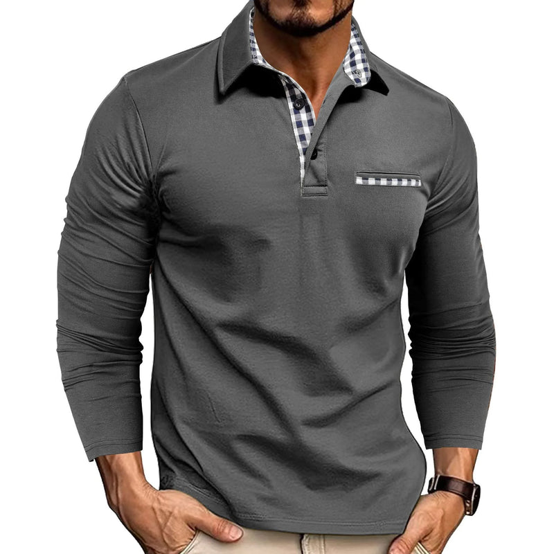 Kraveno™ | Premium Langærmet Poloshirt