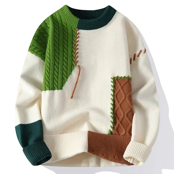 Kraveno™ | Patchwork-sweater