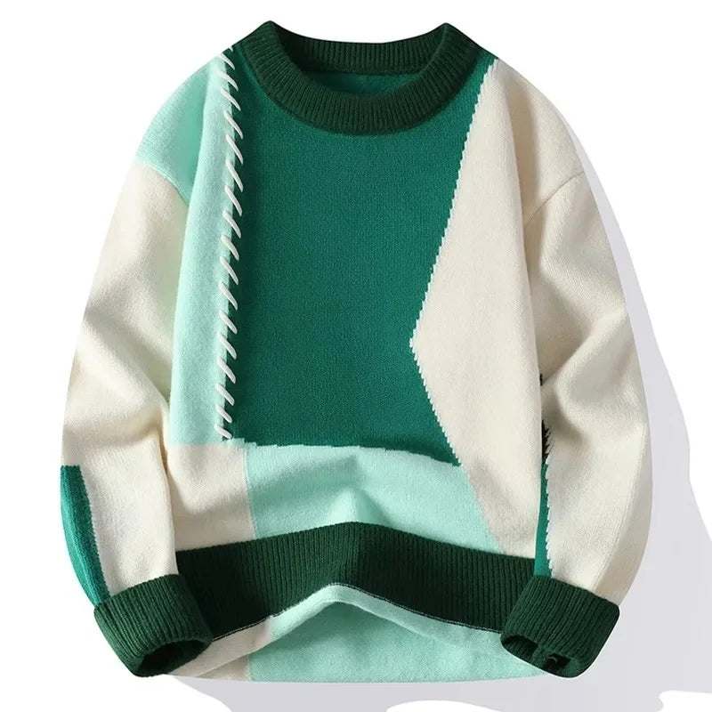 Kraveno™ | Patchwork-sweater
