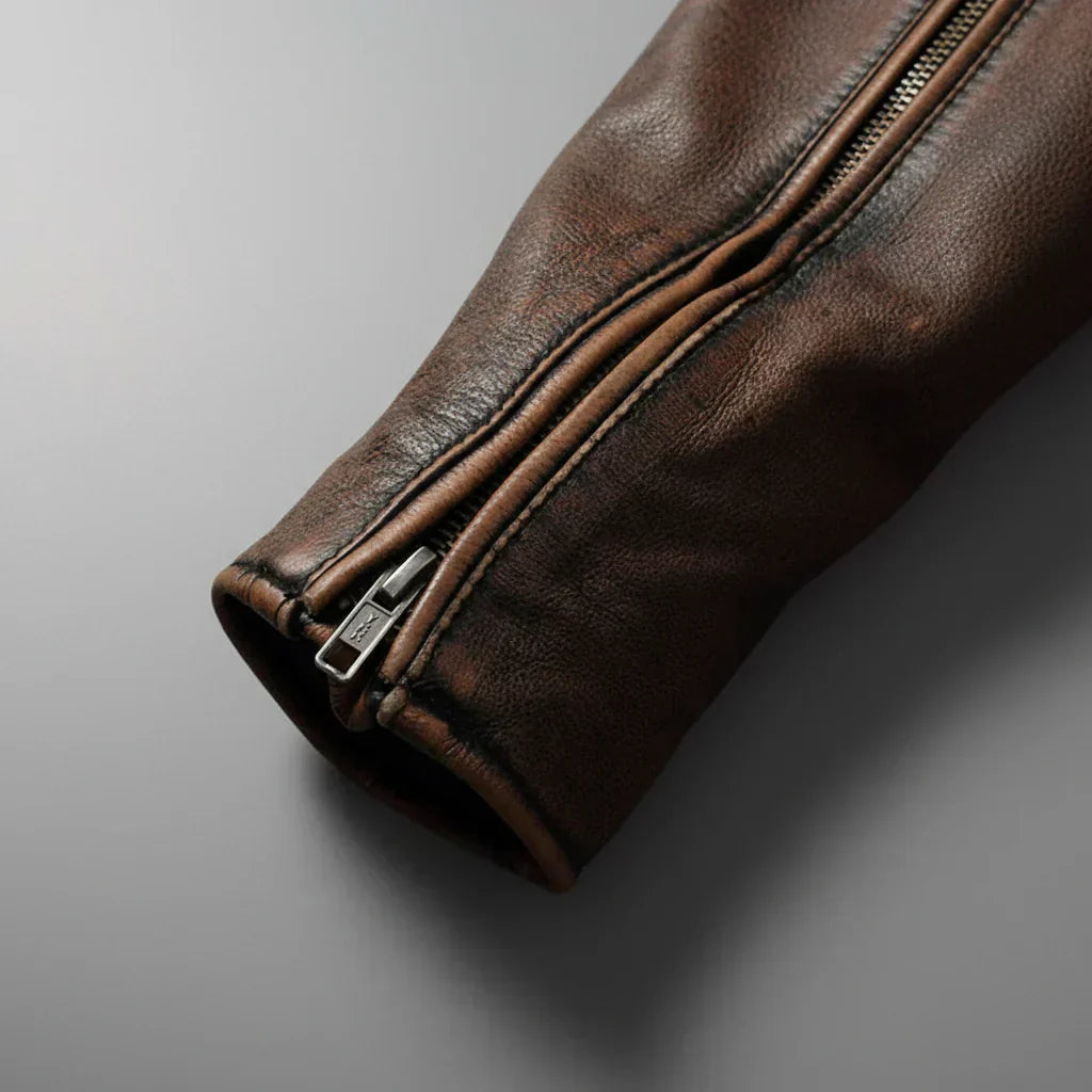 Kurtka Skórzana | Vintage z Nowoczesnym Akcentem