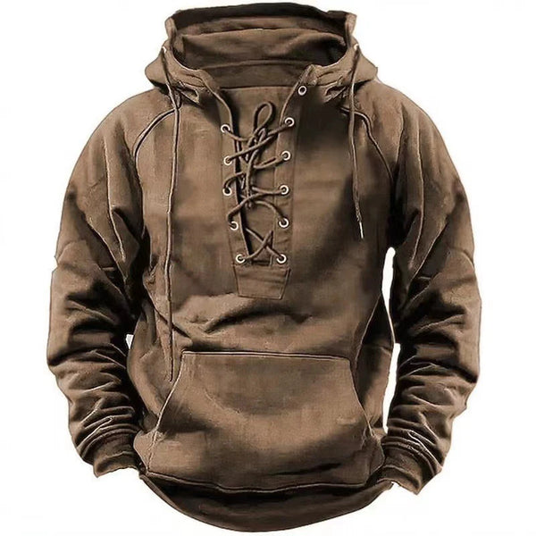 Kraveno™ | Retro outdoor-hoodie med snørebånd