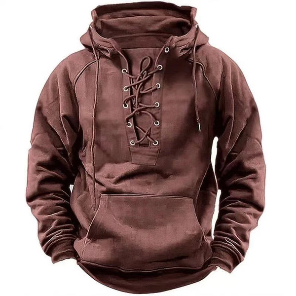 Kraveno™ | Retro outdoor-hoodie med snørebånd