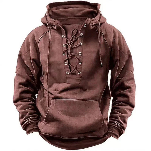 Kraveno™ | Retro hoodie na świeżym powietrzu z sznurkiem