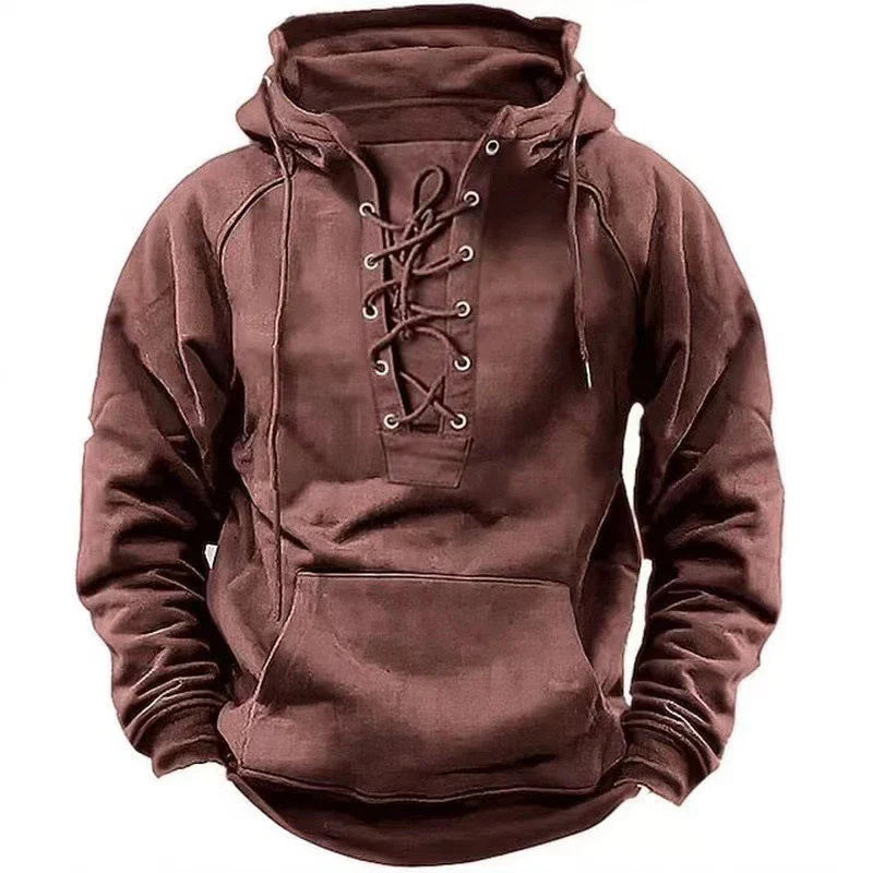Kraveno™ | Retro hoodie na świeżym powietrzu z sznurkiem