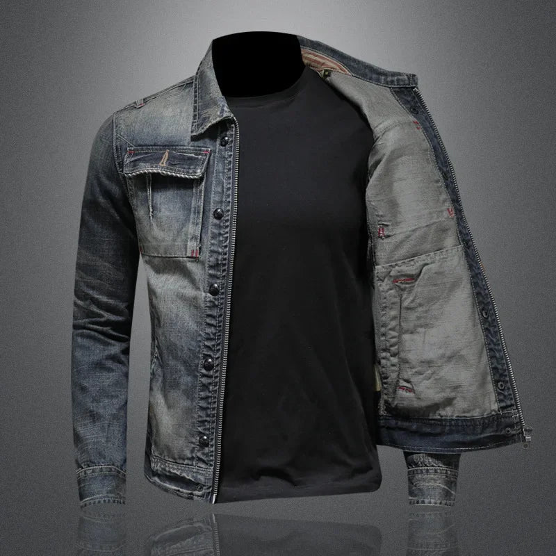 Kraveno | Premium denimjakke 75% bomuld