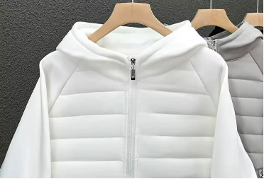 Elegant bomuldsforet jakke