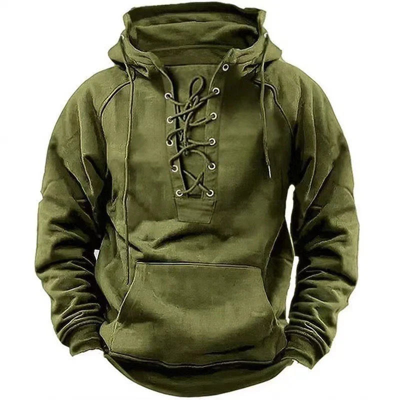 Kraveno™ | Retro hoodie na świeżym powietrzu z sznurkiem
