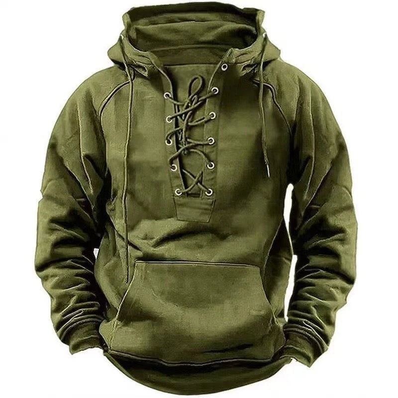 Kraveno™ | Retro outdoor-hoodie med snørebånd