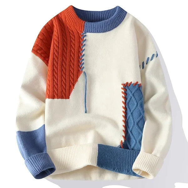 Kraveno™ | Patchwork-sweater