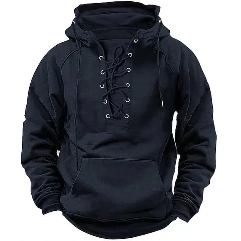 Kraveno™ | Retro outdoor-hoodie med snørebånd