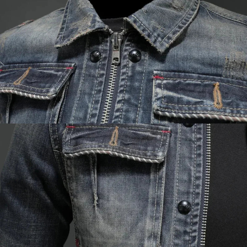 Kraveno | Premium denimowa kurtka 75% bawełny