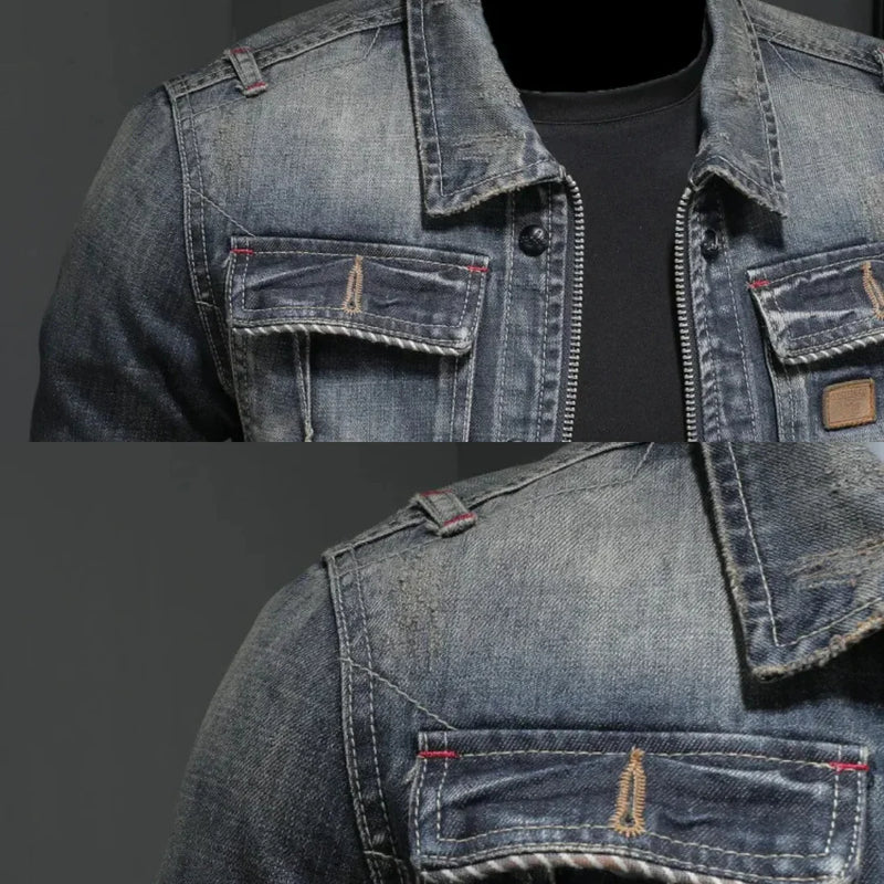 Kraveno | Premium denimjakke 75% bomuld