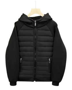 Elegant bomuldsforet jakke