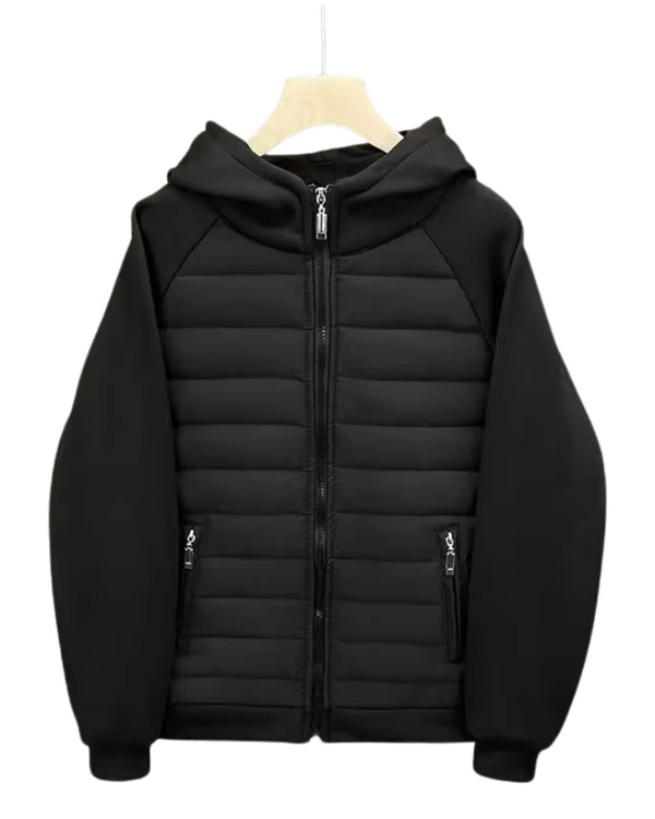 Elegant bomuldsforet jakke