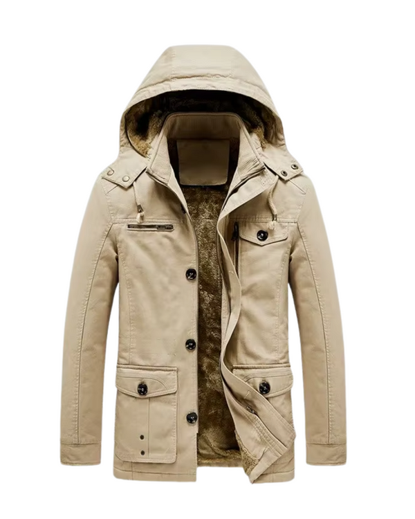 Elegant Premium quiltet vinterjakke