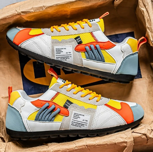 Kraveno | Komfortowe Sneakersy na Sznurowadłach