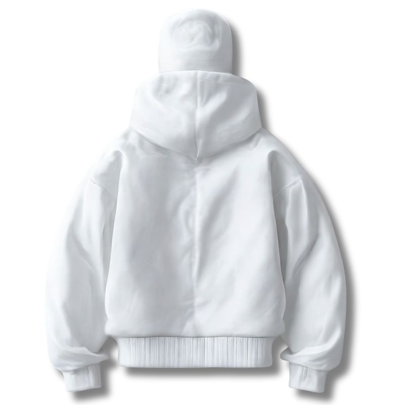 Kraveno | Hoodie med lynlås og integreret maske